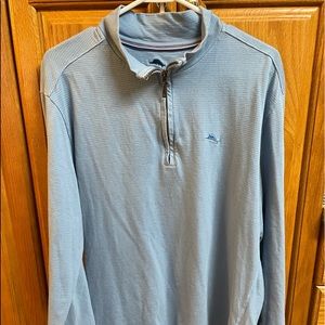 Tommy Bahama 1/4 zip pullover.